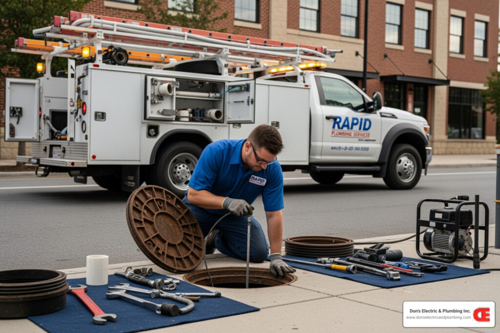 commercial sewer service palatine