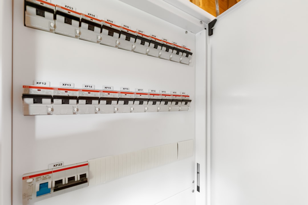 Blog 8 electrical panel with stop work order permit notice residential home - consequences of electrical work without a permit