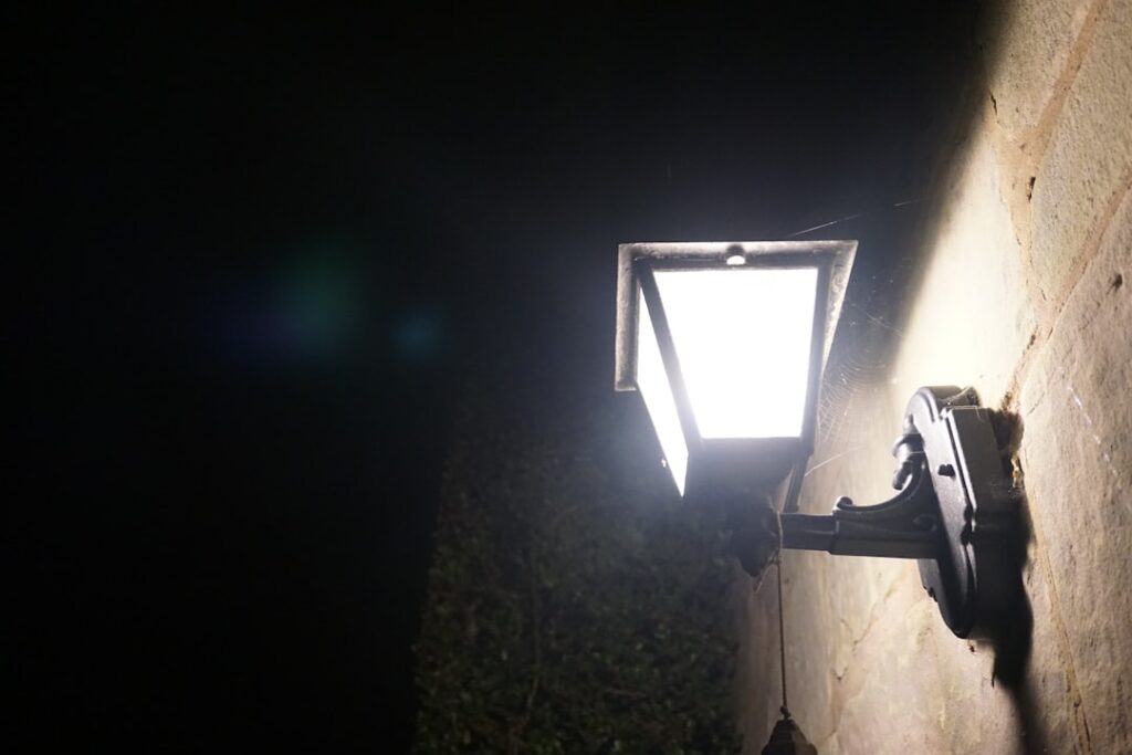 The Homeowner's Guide to Secure Outdoor Lighting 2 outdoor security lighting on a modern home exterior at night