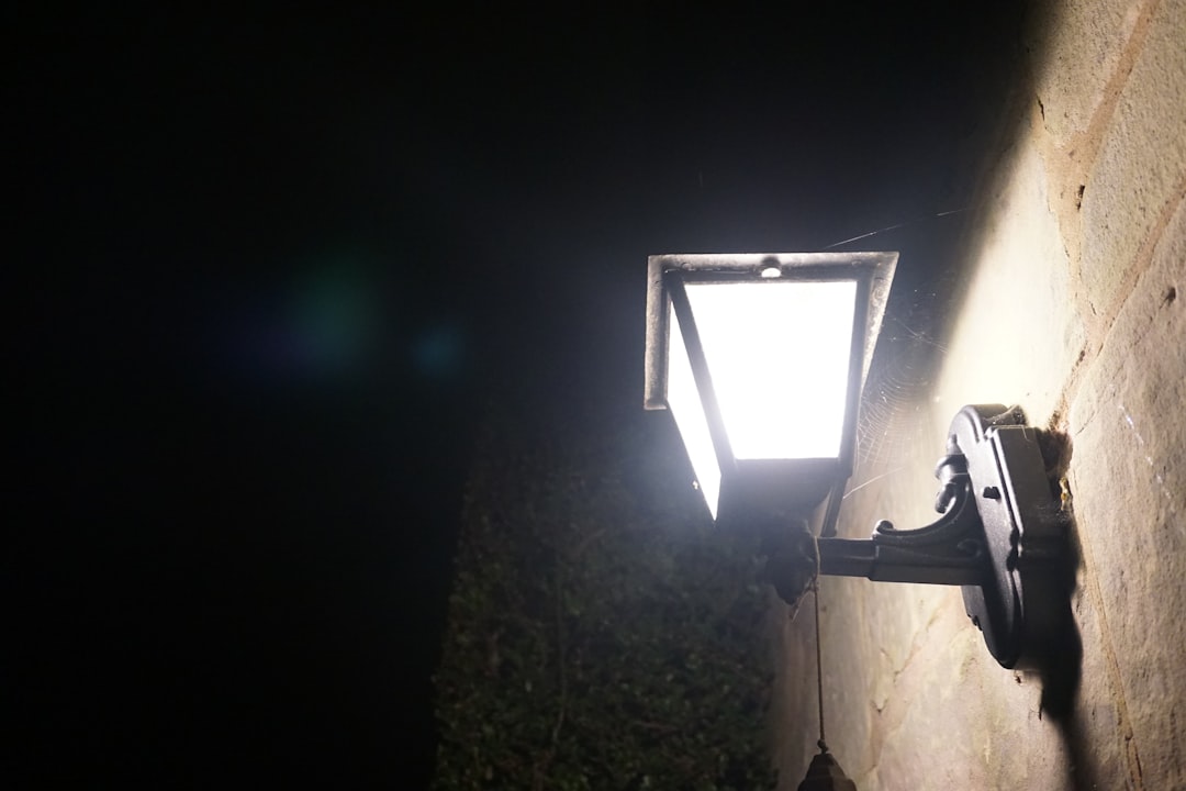 Blog 5 outdoor security lighting on a modern home exterior at night