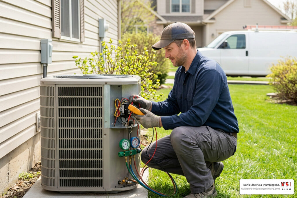 hvac tasks to do every spring
