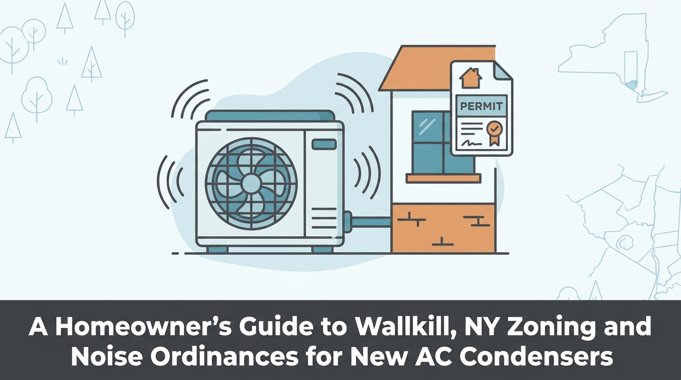 Blog 8 A Homeowner's Guide to Wallkill, NY Zoning and Noise Ordinances for New AC Condensers — featured image