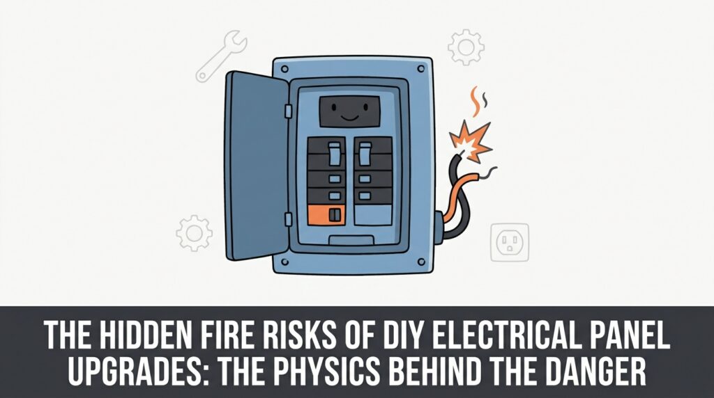 The Hidden Fire Risks of DIY Electrical Panel Upgrades: The Physics Behind the Danger 2 The Hidden Fire Risks of DIY Electrical Panel Upgrades: The Physics Behind the Danger — featured image