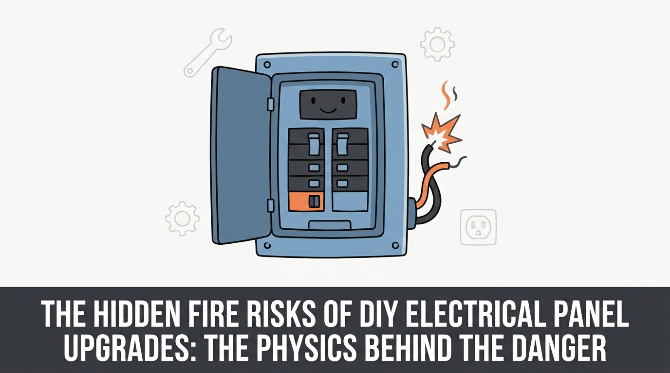 Blog 6 The Hidden Fire Risks of DIY Electrical Panel Upgrades: The Physics Behind the Danger — featured image