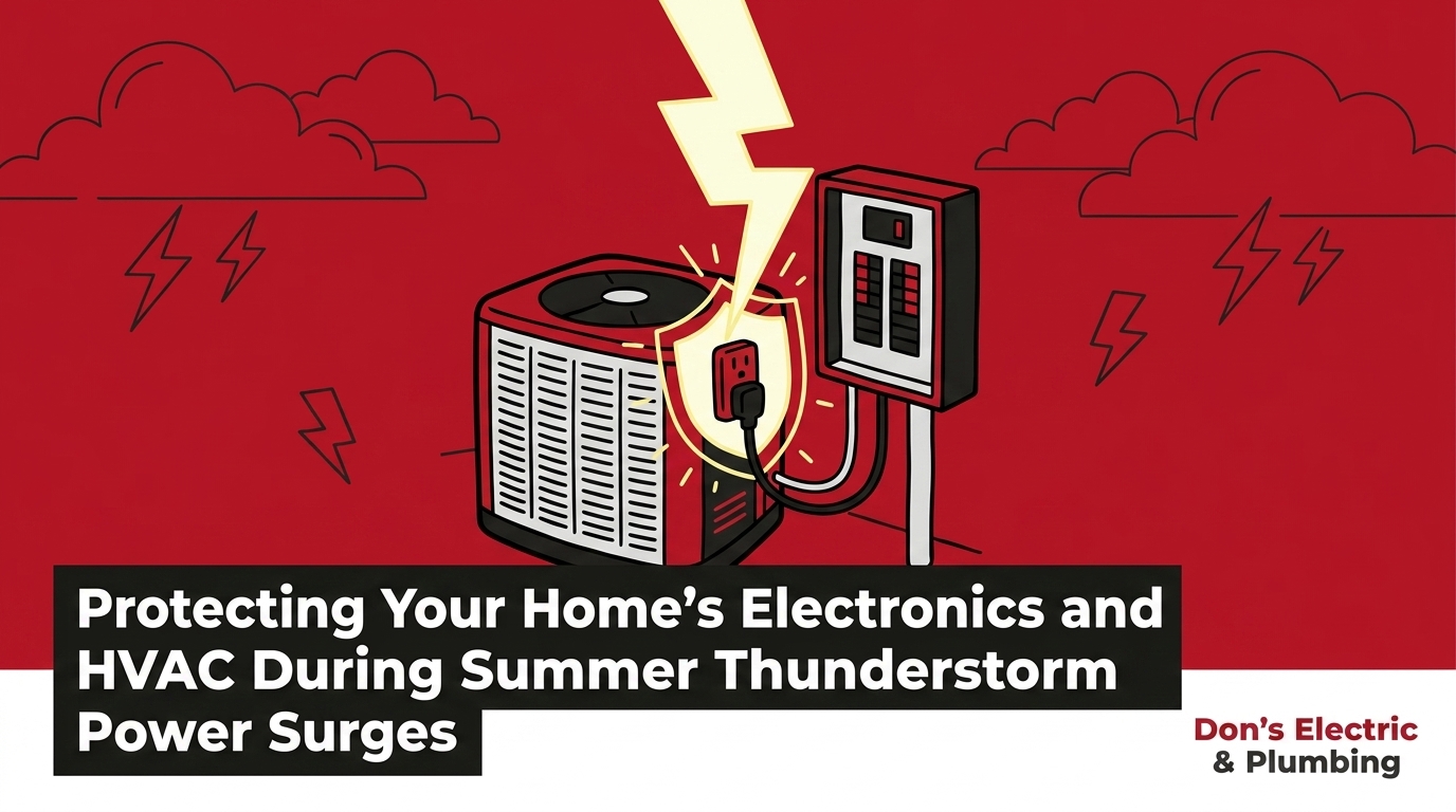 Blog 9 Protecting Your Home's Electronics and HVAC During Summer Thunderstorm Power Surges — featured image