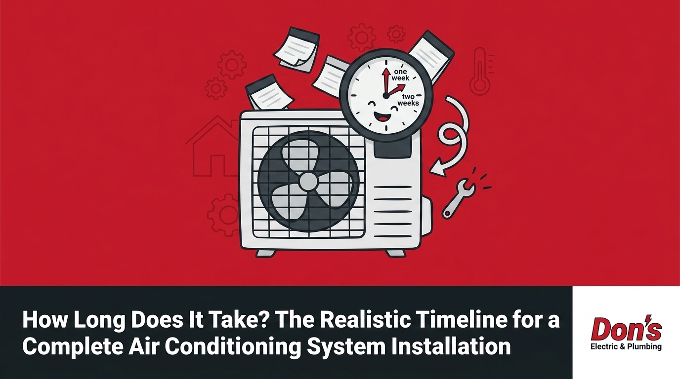 Blog 3 How Long Does It Take? The Realistic Timeline for a Complete Air Conditioning System Installation — featured image