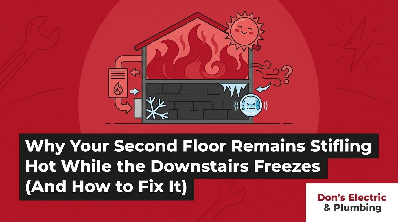 Blog 2 Why Your Second Floor Remains Stifling Hot While the Downstairs Freezes (And How to Fix It) — featured image