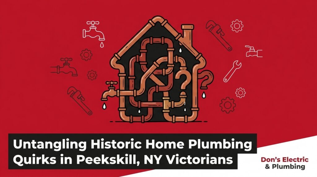 Untangling the Century-Old Plumbing Quirks Found in Peekskill's Historic Homes 2 Untangling Historic Home Plumbing Quirks in Peekskill, NY Victorians — featured image