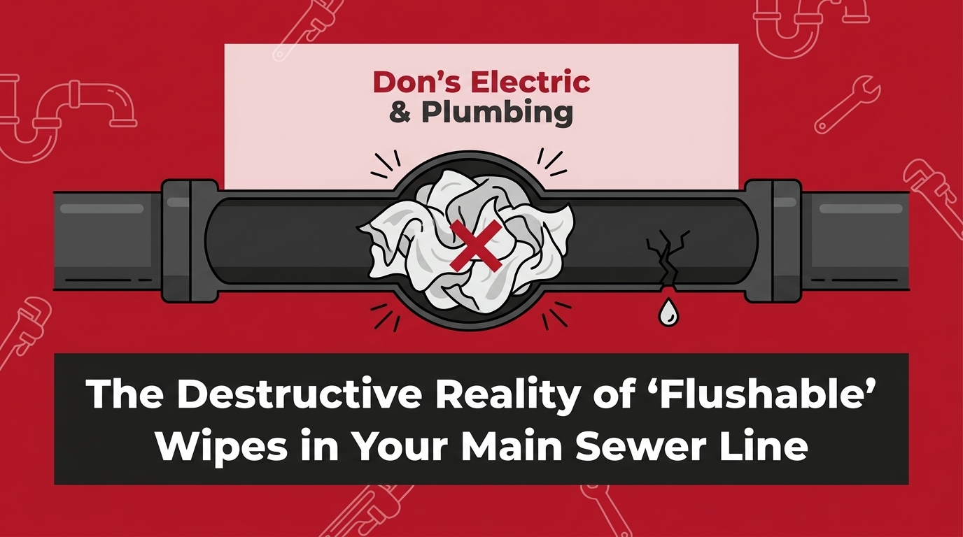 Blog 4 The Destructive Reality of 'Flushable' Wipes in Your Main Sewer Line — featured image