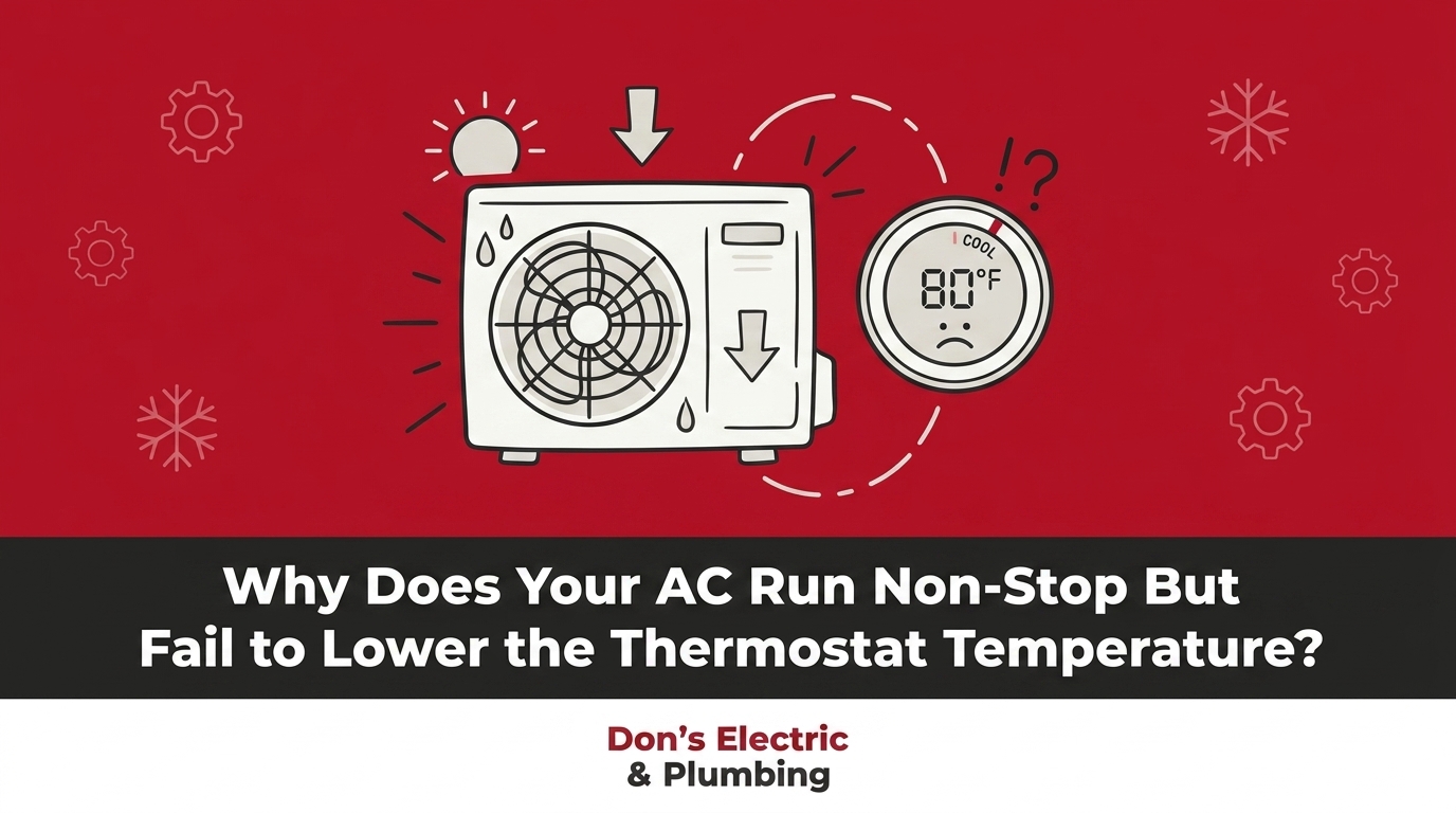 Blog 3 Why Does Your AC Run Non-Stop But Fail to Lower the Thermostat Temperature? — featured image
