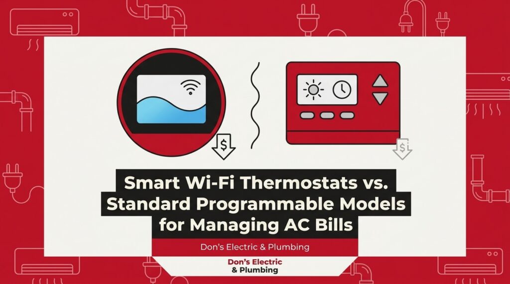 Smart Wi-Fi Thermostats vs. Standard Programmable Models for Managing AC Bills 2 Smart Wi-Fi Thermostats vs. Standard Programmable Models for Managing AC Bills — featured image