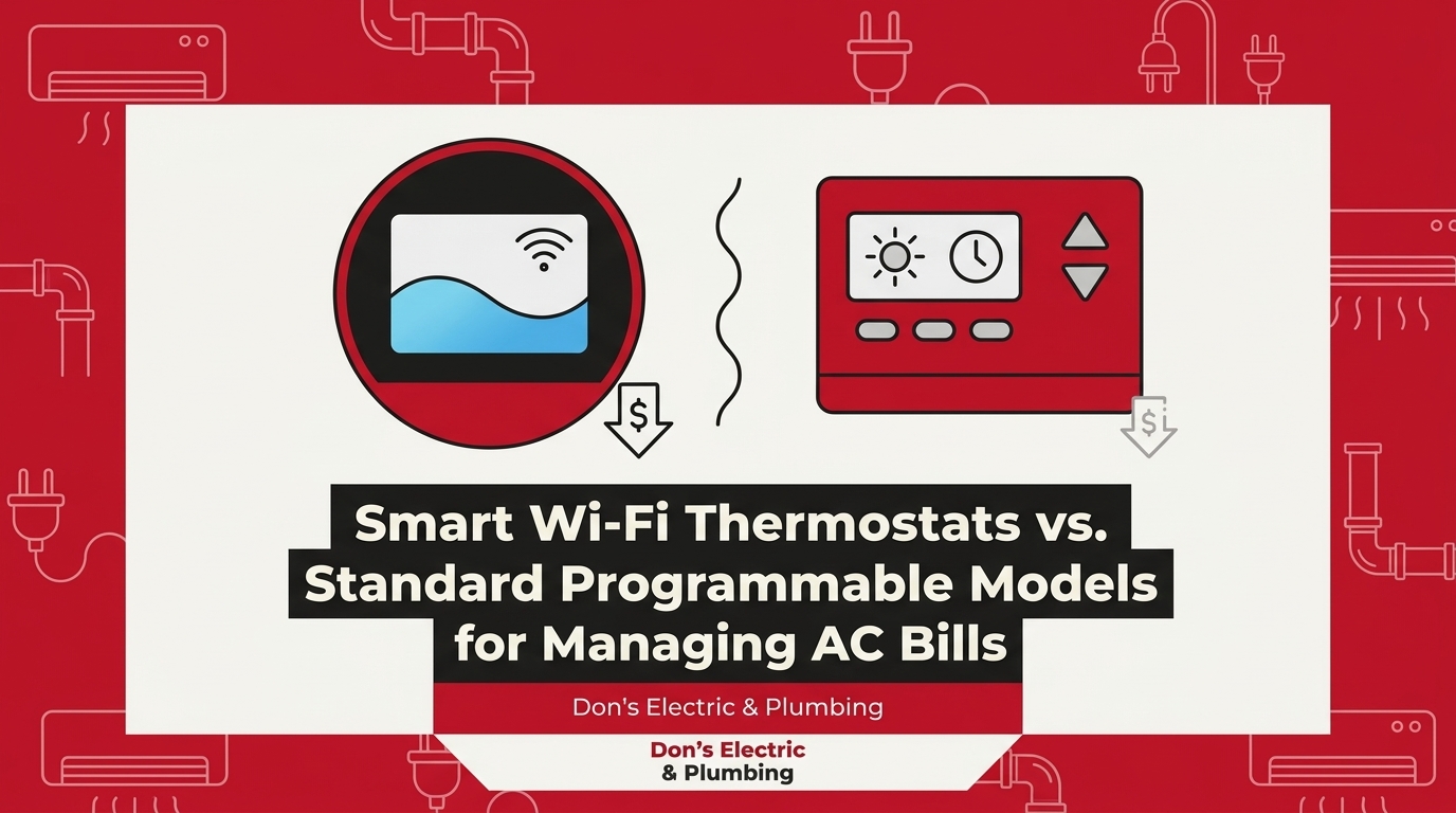 Blog 2 Smart Wi-Fi Thermostats vs. Standard Programmable Models for Managing AC Bills — featured image