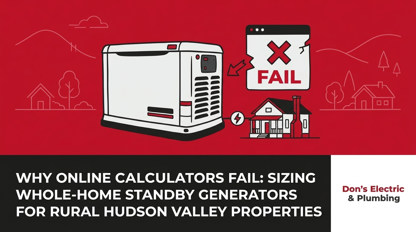 Blog 9 Why Online Calculators Fail: Sizing Whole-Home Standby Generators for Rural Hudson Valley Properties — featured image