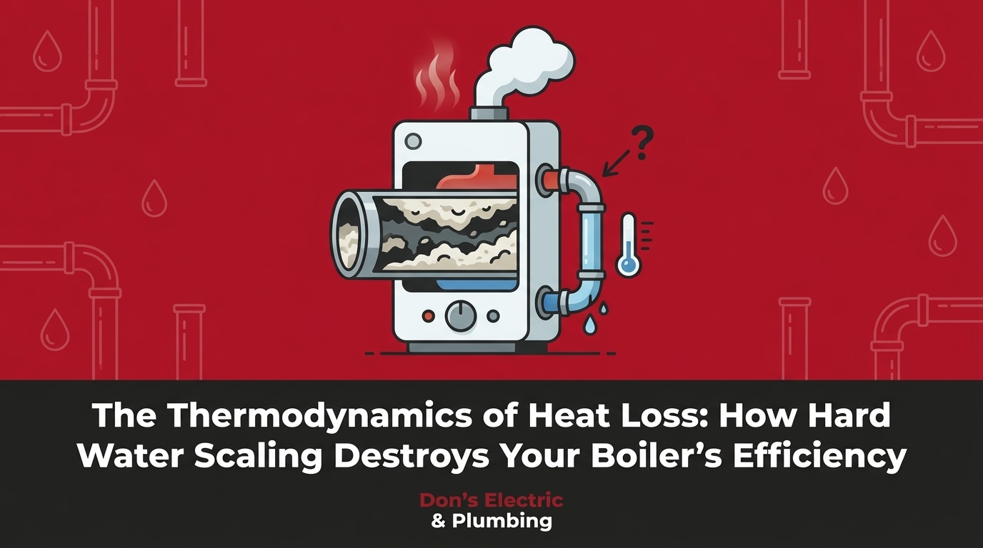 Blog 8 The Thermodynamics of Heat Loss: How Hard Water Scaling Destroys Your Boiler's Efficiency — featured image